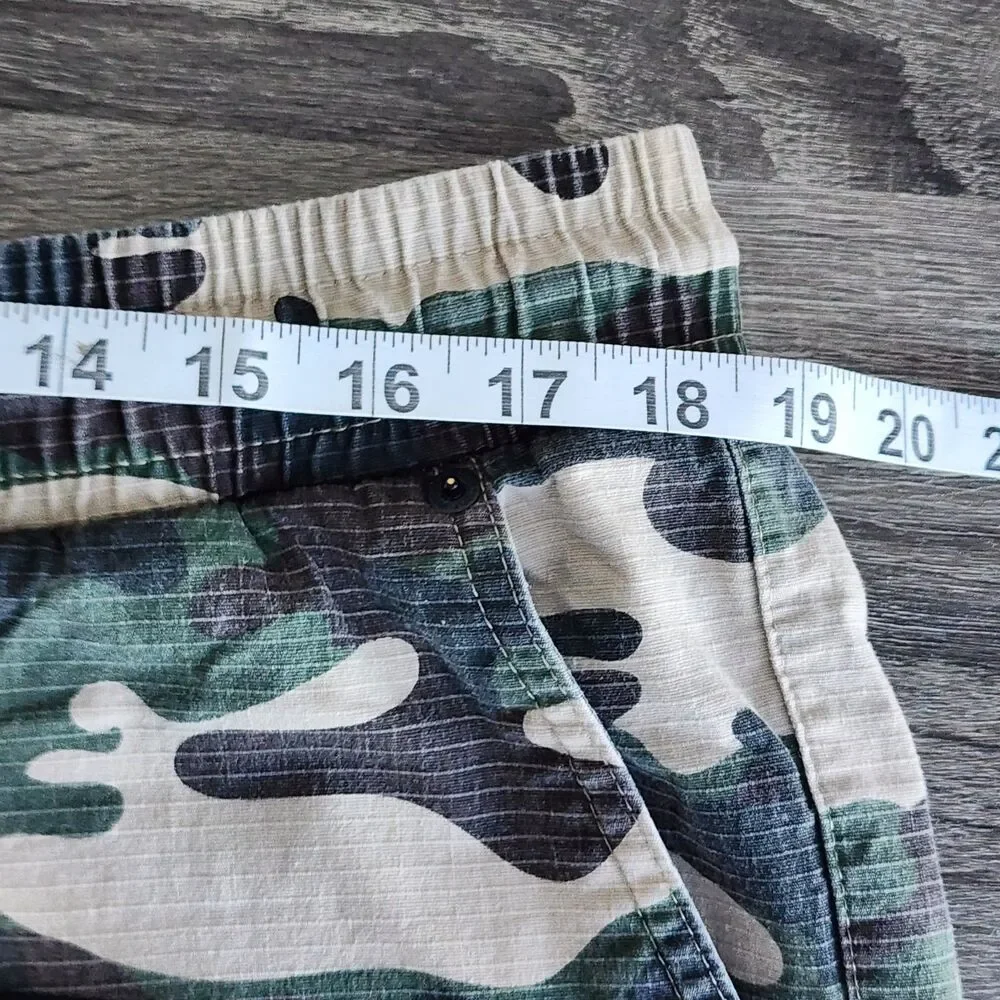 Dogg Supply by Snoop Dogg Mens XL Camo Cargo Pants Ripstop Stretch Elastic Waist - Picture 14 of 16